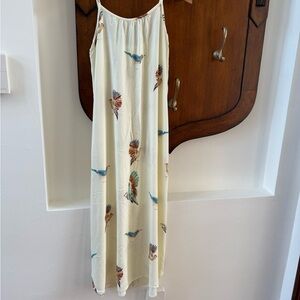 Boys + Arrows Bird Maxi dress XS